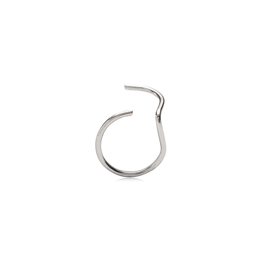 BLOMDAHL Natural Titanium Ring 8 mm (Nose)