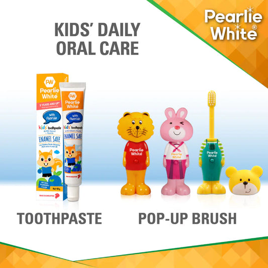 معجون أسنان للأطفال آمن للمينا مع الفلور – نكهة التوت الأزرق (45 جرام)