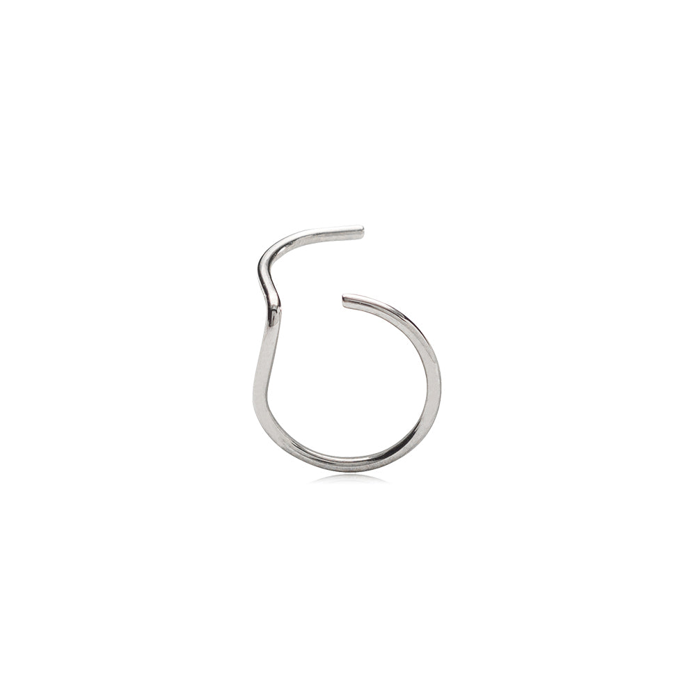 BLOMDAHL Natural Titanium Ring 8 mm (Nose)