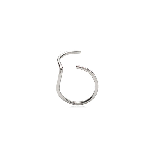BLOMDAHL Natural Titanium Ring 8 mm (Nose)