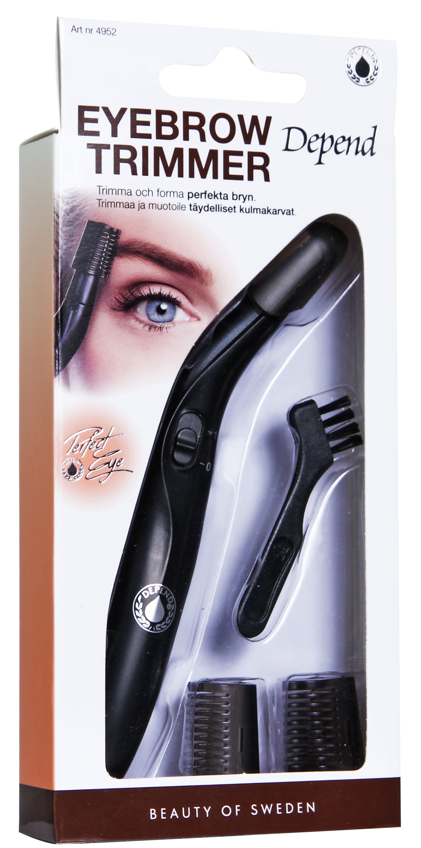 DEPEND EYEBROW TRIMMER – PRECISE BROW GROOMING MADE EASY