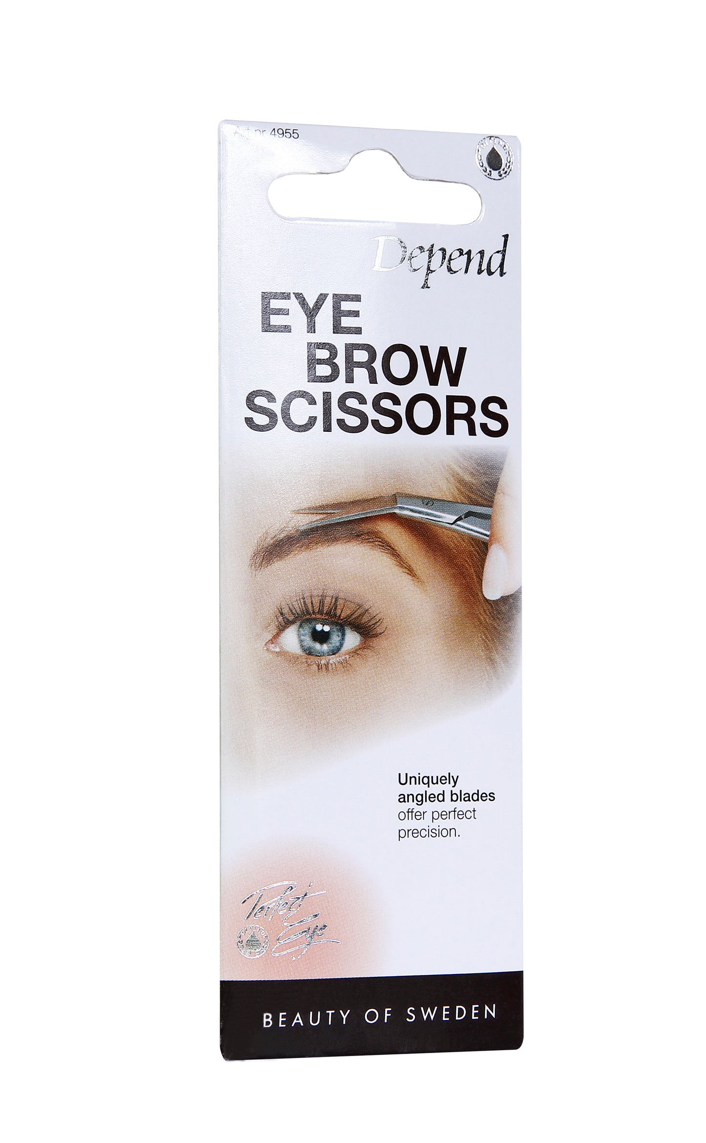 DEPEND EYEBROW SCISSORS – PRECISION TRIMMING FOR PERFECTLY SHAPED BROWS