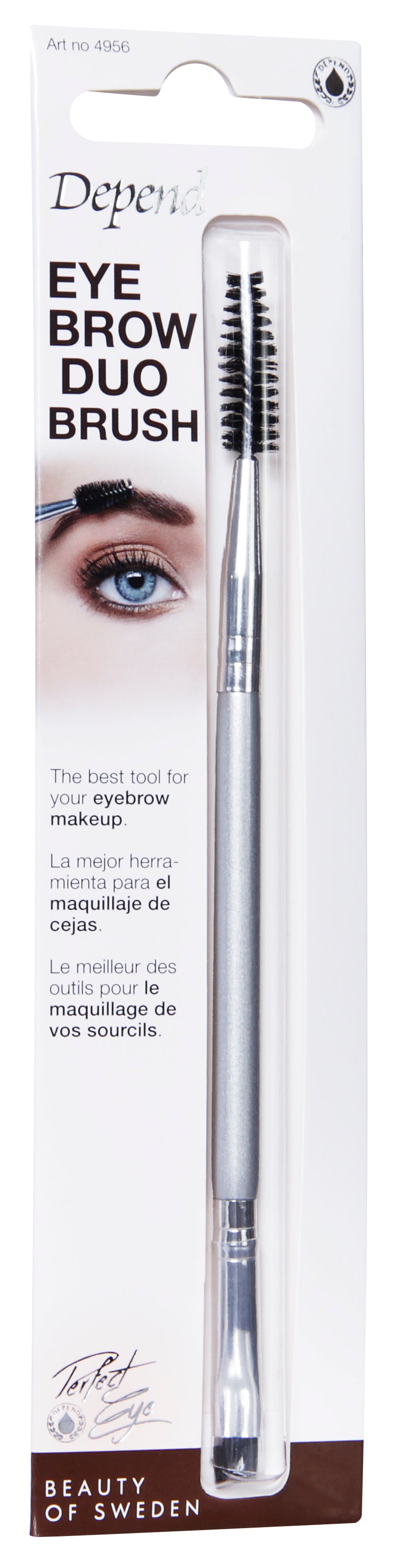 DEPEND EYEBROW DUO BRUSH – DEFINE & BLEND LIKE A PRO