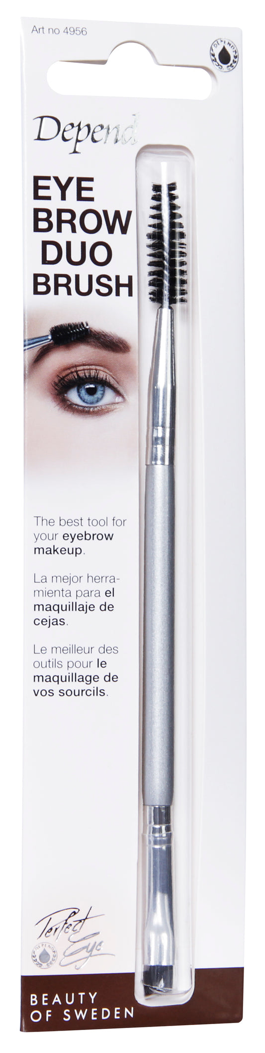 DEPEND EYEBROW DUO BRUSH – DEFINE & BLEND LIKE A PRO