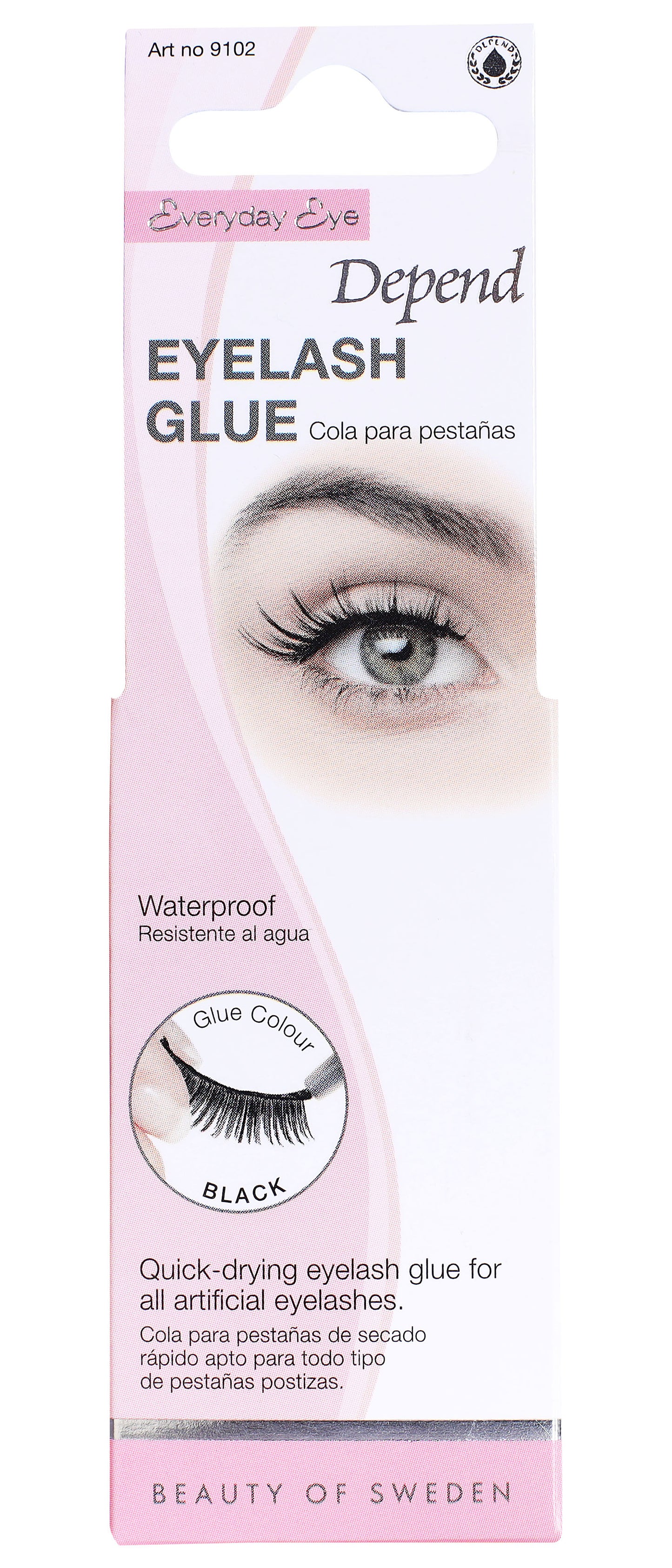 DEPEND BLACK EYELASH GLUE – LONG-LASTING & INTENSE LOOK 2Tubes