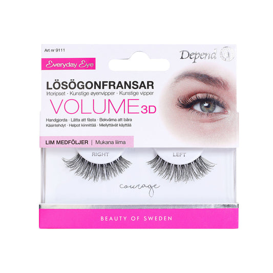 DEPEND VOLUME ARTIFICIAL EYELASHES - COURAGE