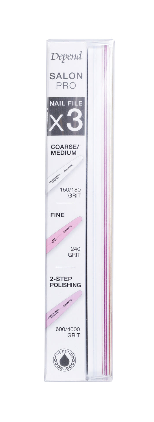 Depend NAIL FILE X3 SALONPRO KIT