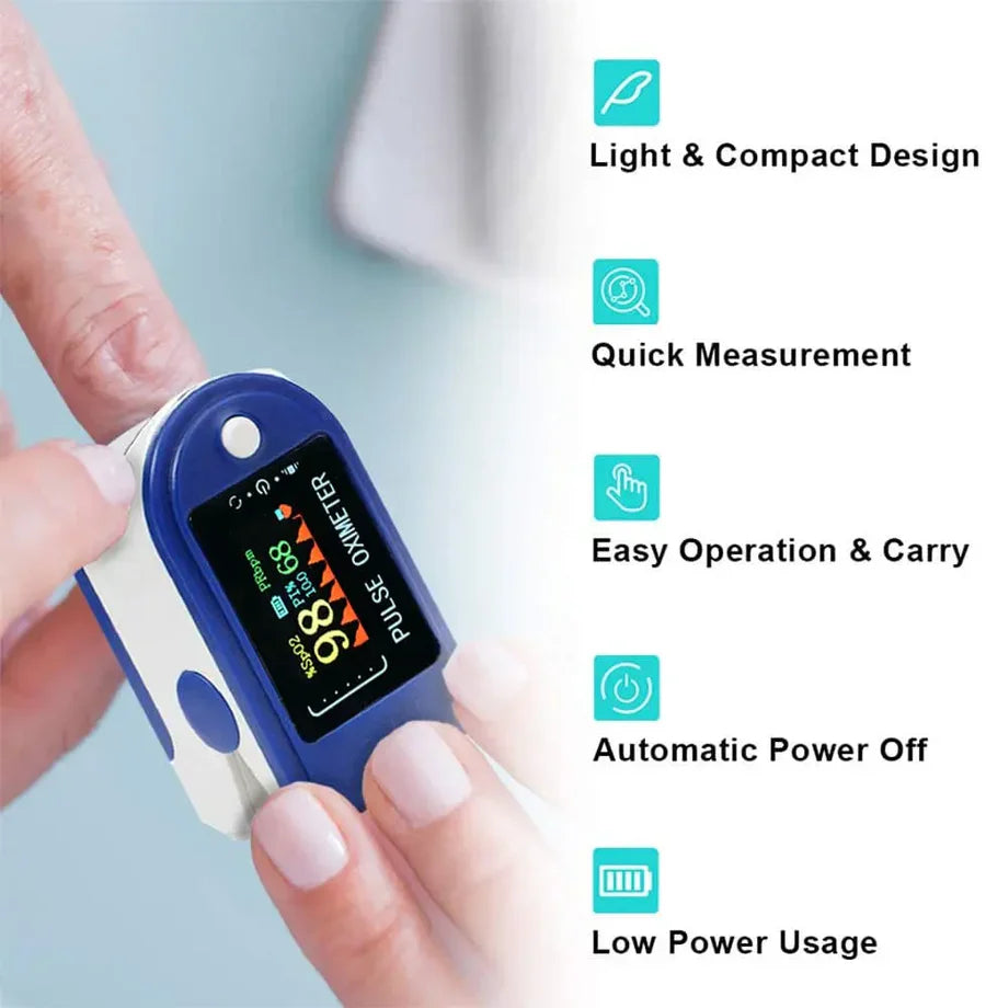 Finger Pulse Oximeter – Accurate Blood Oxygen Monitoring