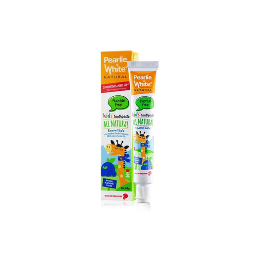 Pearlie White All Natural Enamel Safe Kids Toothpaste - Blueberry