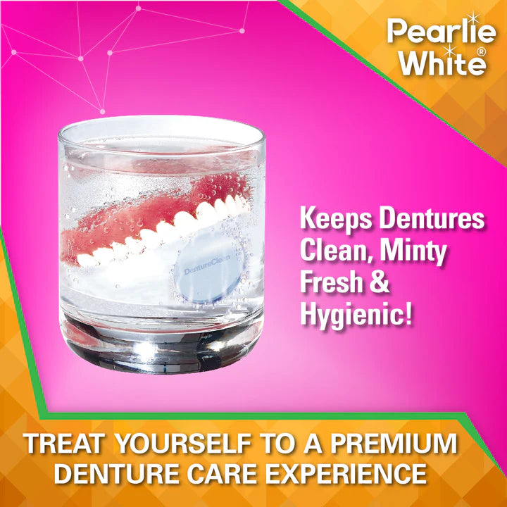 Pearlie White Denture Cleansing Tablets – 42 Tablets
