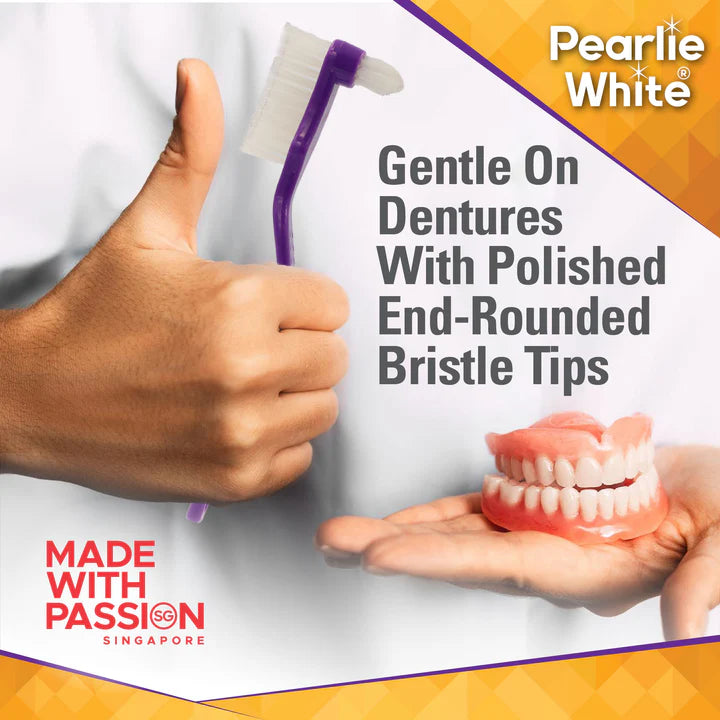 Pearlie White BrushCare Denture Brush