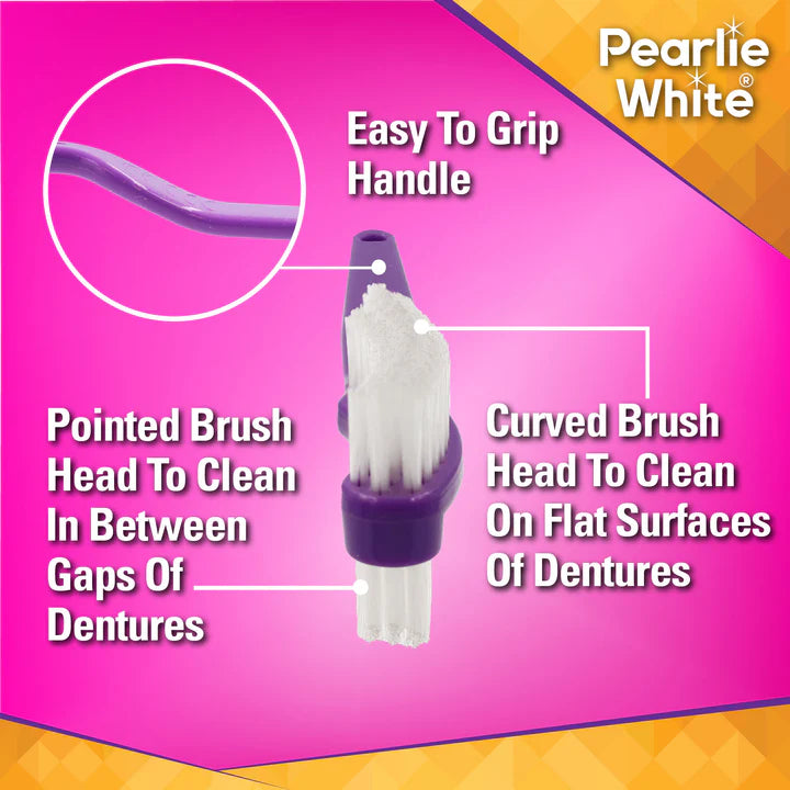 Pearlie White BrushCare Denture Brush